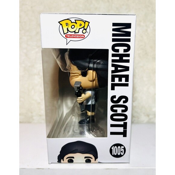 Funko Pop The Office Michael Scott Survivor with Camera #1005 w/Protector - Picture 2 of 6